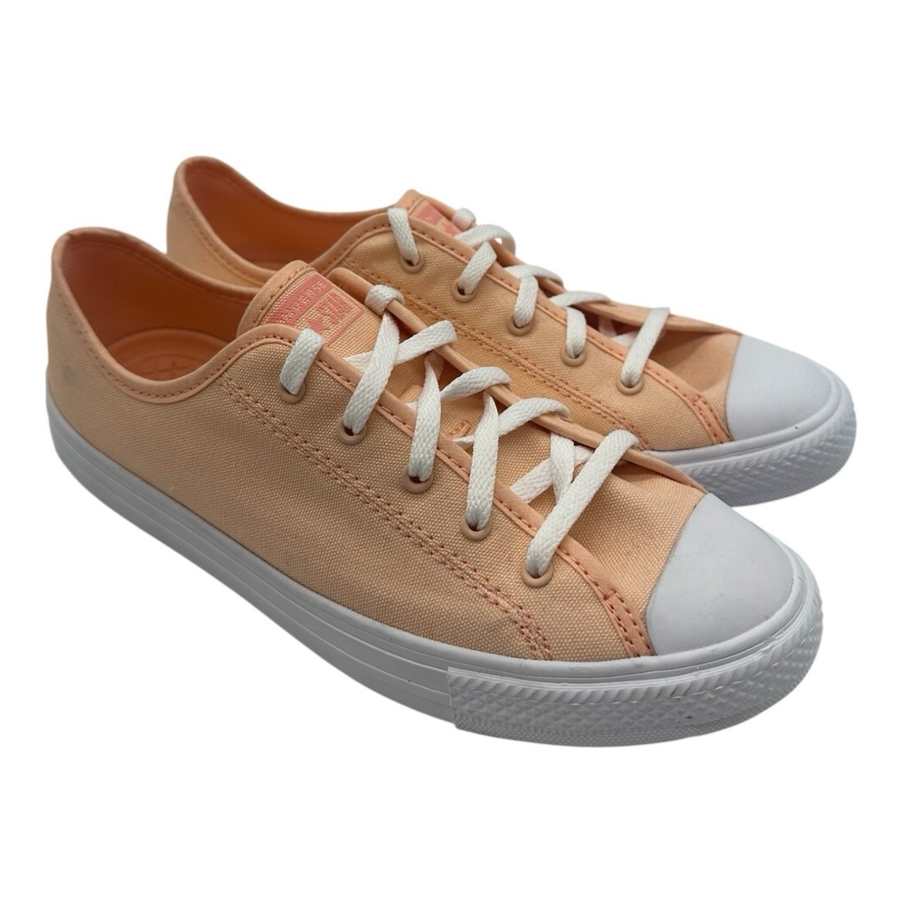 Converse Chuck Taylor All Star Dainty Ox Shoes Womens Sz 6.5 Coral White A03511F